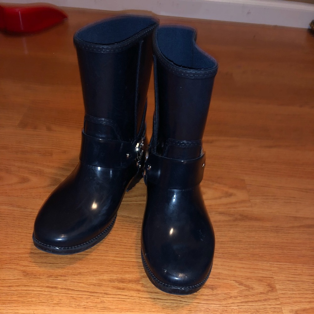 Black Michael Kors Rain Boots - Picture 5 of 5